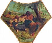 Eugene Delacroix Babylonische Gefangenschaft oil on canvas